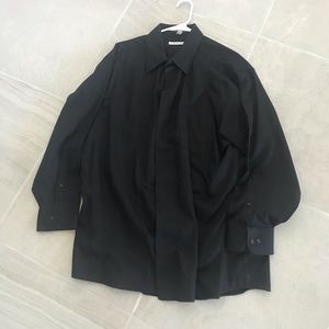 black dress shirt